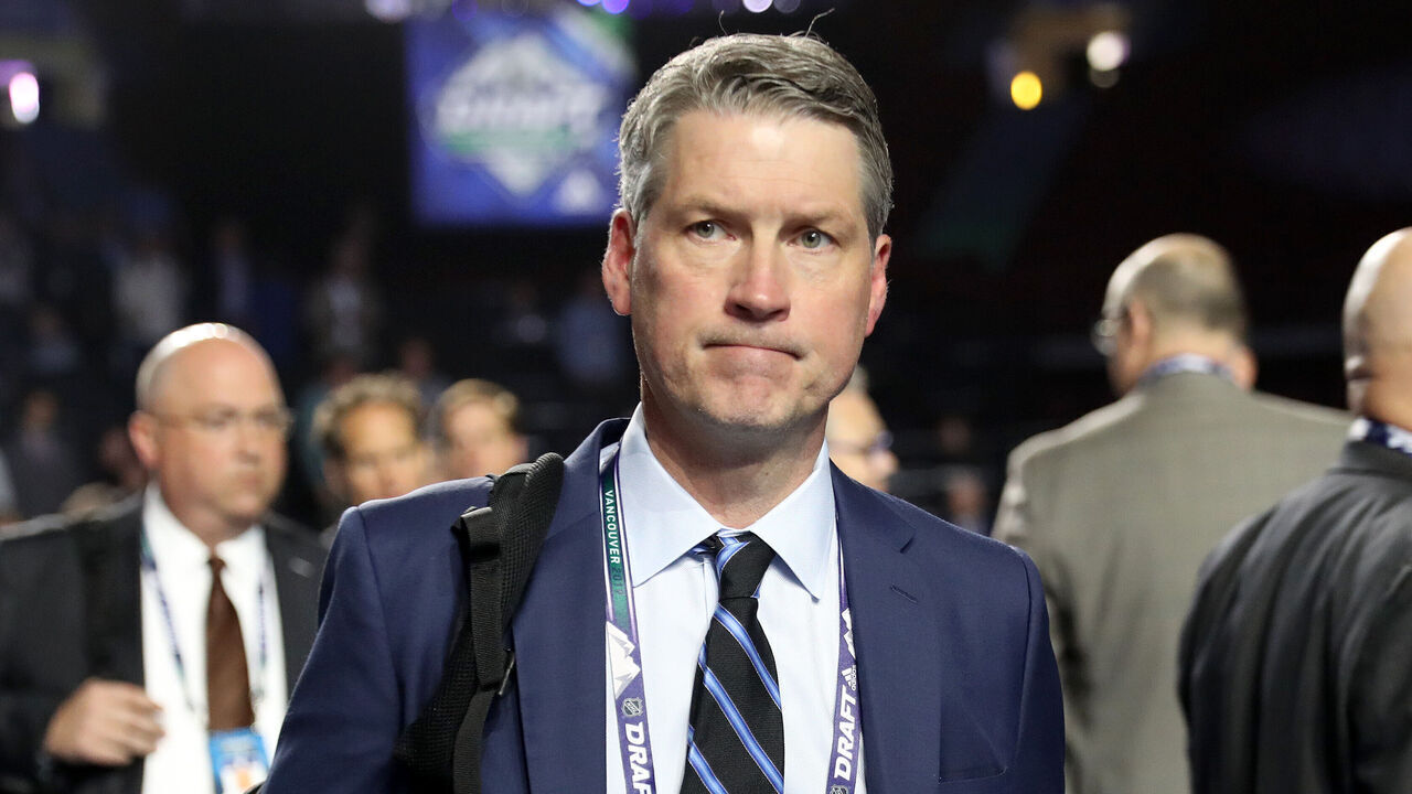 VANCOUVER, BRITISH COLUMBIA - JUNE 21: Chuck Fletcher of the Philadelphia Flyers attends the first round of the 2019 NHL Draft at Rogers Arena on June 21, 2019 in Vancouver, Canada.