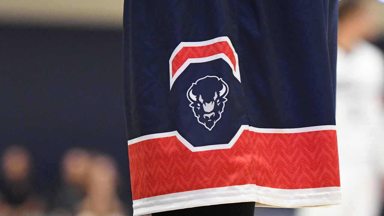 WASHINGTON, DC - NOVEMBER 10: The Howard Bison logo on a pair of shorts during a college basketball game against the George Washington Colonials at the Smith Center on November 10, 2017 in Washington. DC. The Colonials won 84-75. *** Local Caption ***
