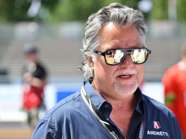 PORTLAND, OREGON - JUNE 28: Michael Andretti, Owner, Andretti Global prior to the Portland E-Prix, round 13 of the 2024 FIA Formula E World Championship at Portland International Raceway on June 28, 2024 in Portland, Oregon.