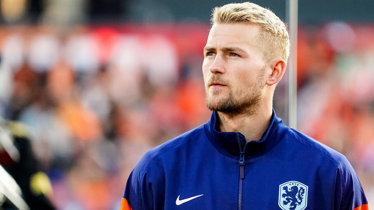 ROTTERDAM, NETHERLANDS - JUNE 6: Matthijs de Ligt of the Netherlands looks on prior to the international friendly match between Netherlands and Canada at De Kuip on June 6, 2024 in Rotterdam, Netherlands.