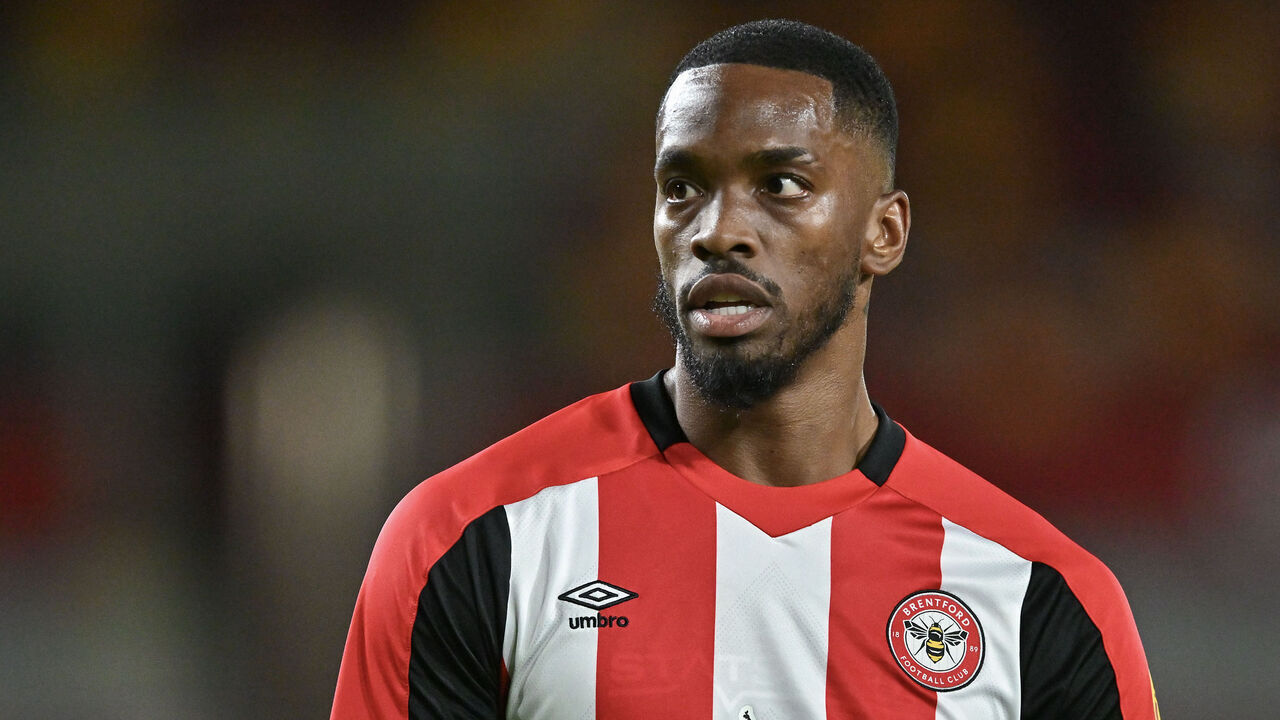 BRENTFORD, ENGLAND - AUGUST 09: Ivan Toney of Brentford during the pre-season friendly match between Brentford and VfL Wolfsburg at the Gtech Community Stadium on August 9, 2024 in Brentford, England.