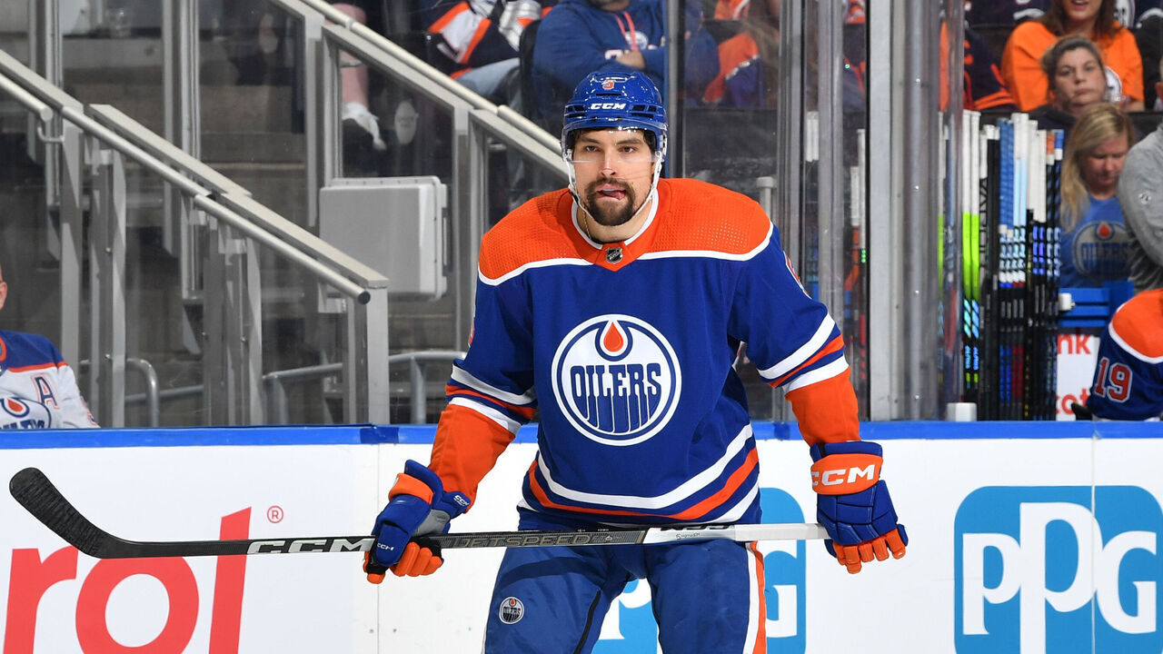 EDMONTON, CANADA - MAY 29: Cody Ceci #5 of the Edmonton Oilers in action during Game Four of the Western Conference Final of the 2024 Stanley Cup Playoffs against the Dallas Stars at Rogers Place on May 29, 2024, in Edmonton, Alberta, Canada.
