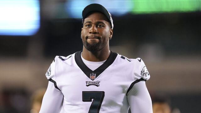 PHILADELPHIA, PA - AUGUST 12: Haason Reddick #7 of the Philadelphia Eagles walks off the field after the game against the New York Jets during the preseason game at Lincoln Financial Field on August 12, 2022 in Philadelphia, Pennsylvania. The Jets defeated the Eagles 24-21.