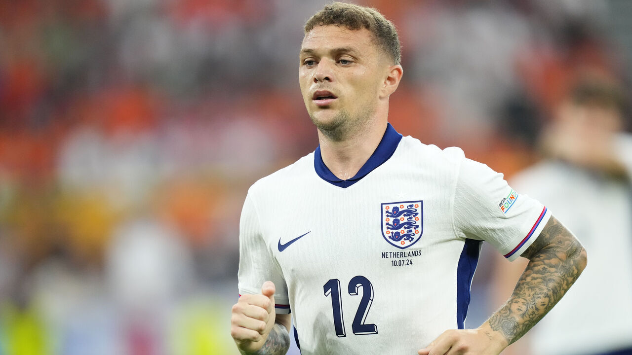 Kieran Trippier right-back of England and Newcastle United during the UEFA EURO 2024 semi-final match between Netherlands and England at Football Stadium Dortmund on July 10, 2024 in Dortmund, Germany.