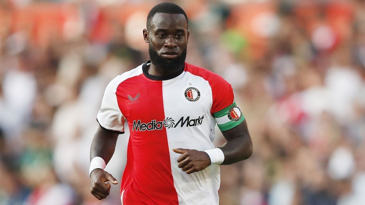 ROTTERDAM - Lutsharel Geertruida of Feyenoord during the friendly match between Feyenoord and AS Monaco at Feyenoord Stadium de Kuip on July 31, 2024 in Rotterdam, Netherlands. ANP | Hollandse Hoogte | BART STOUTJESDIJK
