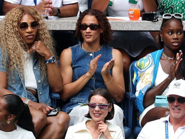 NEW YORK, NEW YORK - AUGUST 31: Serena Williams attends Day Six of the 2024 US Open at USTA Billie Jean King National Tennis Center on August 31, 2024 in the Flushing neighborhood of the Queens borough of New York City.