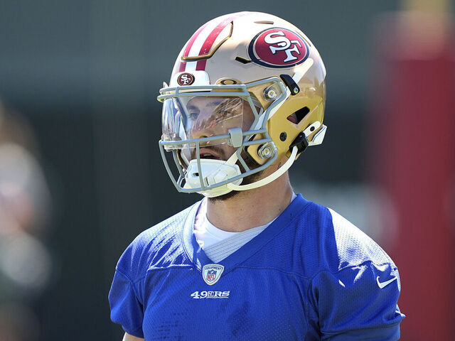SANTA CLARA, CALIFORNIA - JUNE 05: Ricky Pearsall #14 of the San Francisco 49ers works out during mini camp on June 05, 2024 in Santa Clara, California.