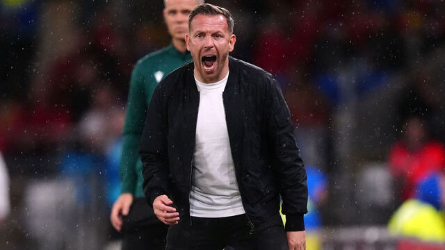 Wales manager Craig Bellamy during the UEFA Nations League Group H match at the Cardiff City Stadium, Cardiff. Picture date: Friday September 6, 2024.