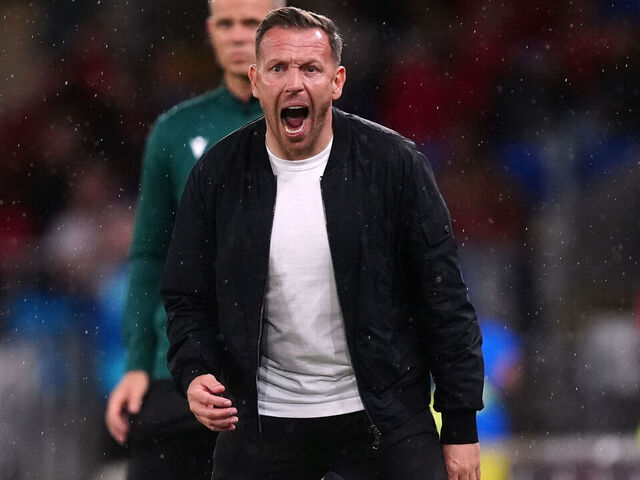 Wales manager Craig Bellamy during the UEFA Nations League Group H match at the Cardiff City Stadium, Cardiff. Picture date: Friday September 6, 2024.