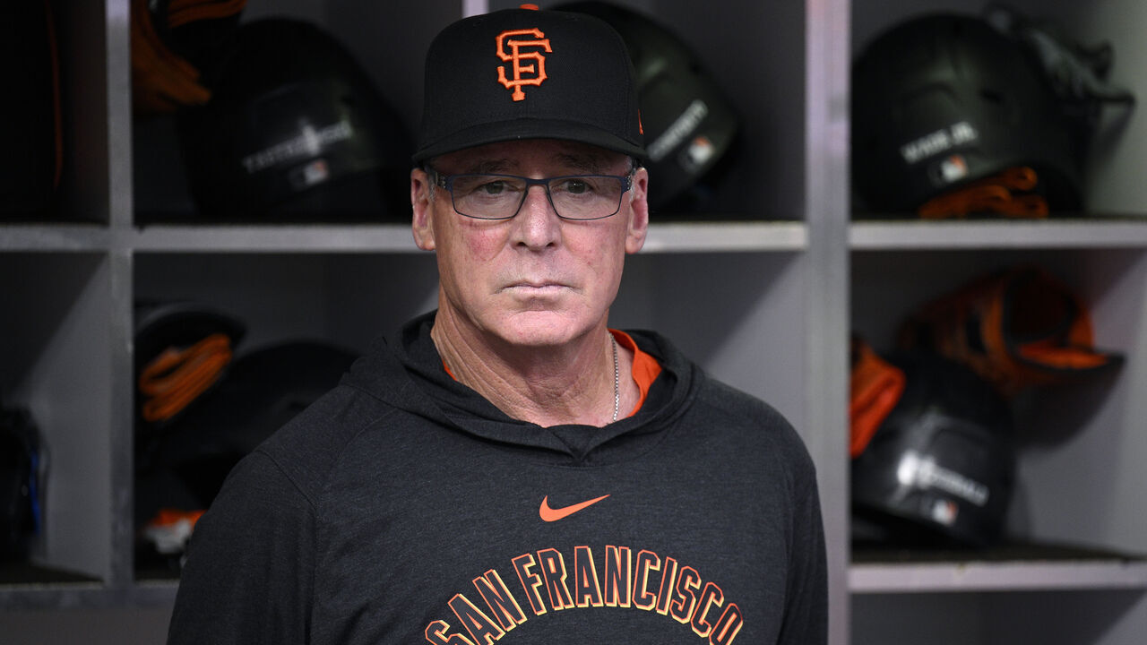 SAN DIEGO, CALIFORNIA - SEPTEMBER 06: Bob Melvin #6 of the San Francisco Giants looks on before the game against the San Diego Padres at Petco Park on September 06, 2024 in San Diego, California.