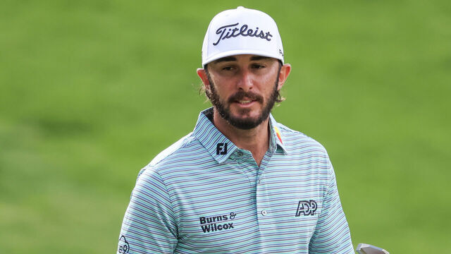 CASTLE ROCK, CO - AUGUST 25: Max Homa during the final round of the BMW Championship on August 25, 2024 at Castle Pines Golf Club in Castle Rock, CO.