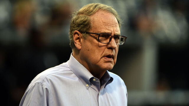 CHICAGO, IL - AUGUST 24: Jerry Reinsdorf on the field before a interleague game between the Chicago White Sox and the Philadelphia Phillies on August 24, 2016 at U.S. Cellular Field in Chicago, Illinois.