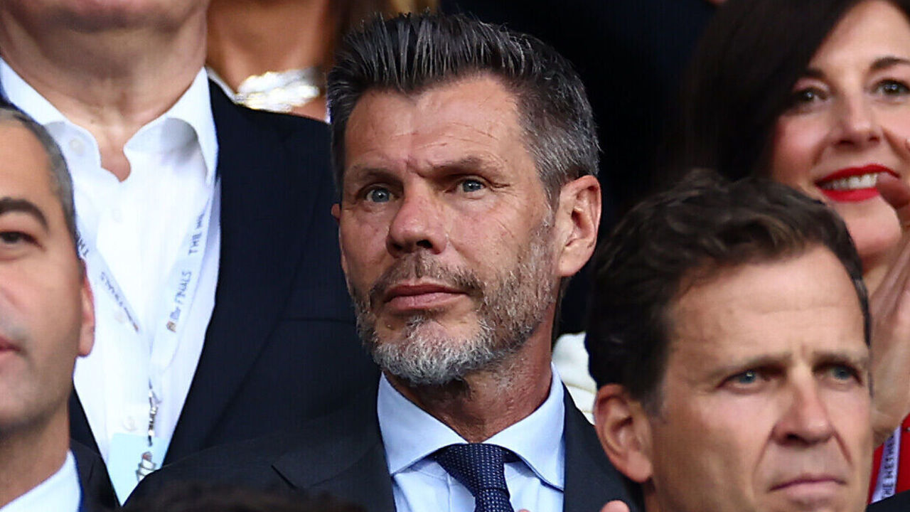ROTTERDAM, NETHERLANDS - JUNE 18: Zvonimir Boban looks on during the UEFA Nations League 2022/23 final match between Croatia and Spain at De Kuip on June 18, 2023 in Rotterdam, Netherlands.