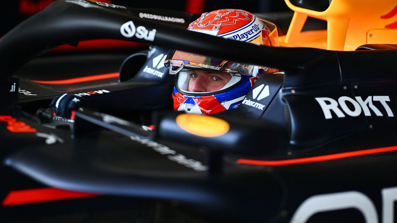 BAKU, AZERBAIJAN - SEPTEMBER 13: Max Verstappen of the Netherlands and Oracle Red Bull Racing prepares to drive in the garage during practice ahead of the F1 Grand Prix of Azerbaijan at Baku City Circuit on September 13, 2024 in Baku, Azerbaijan.
