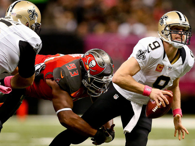 Saints complete comeback, defeat Buccaneers in overtime