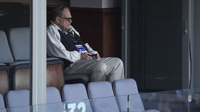 CHICAGO, ILLINOIS - MAY 01: Chairman Jerry Reinsdorf of the Chicago White Sox watches his team play against the Cleveland Indians at Guaranteed Rate Field on May 01, 2021 in Chicago, Illinois.
