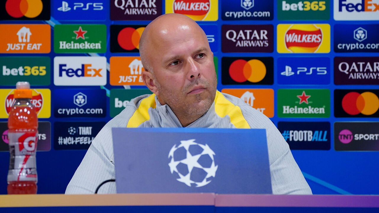 Liverpool manager Arne Slot during a press conference at Anfield, Liverpool. Picture date: Tuesday October 1, 2024.