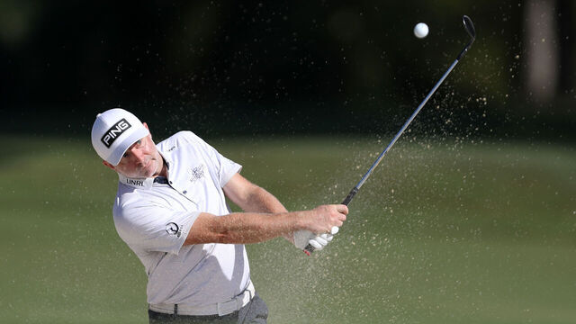 JACKSON, MISSISSIPPI - OCTOBER 03: David Skinns of England plays a shot on the 15th hole during the first round of the Sanderson Farms Championship 2024 at the Country Club of Jackson on October 03, 2024 in Jackson, Mississippi.
