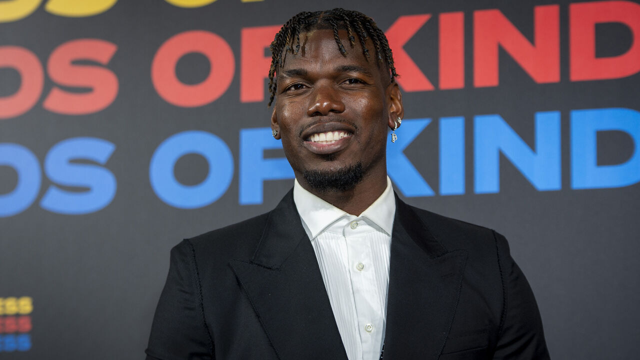 French footballer Paul Pogba attends at photocall of the film Kinds of Kindness at Cinema Anteo. Milan (Italy), May 31th, 2024