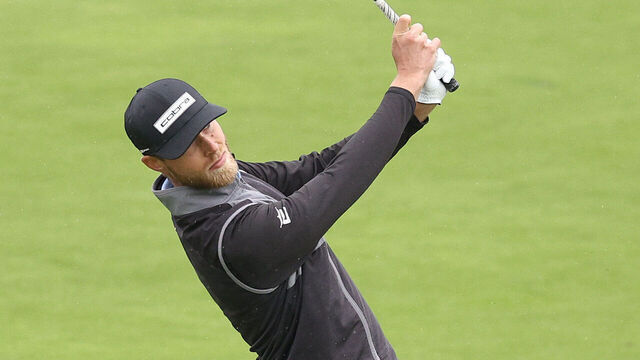 GUYANCOURT, FRANCE - OCTOBER 12: Jesper Svensson of Sweden plays his second shot on the 1st hole during the third round of the FedEx Open de France 2024 at Le Golf National on October 12, 2024 in Guyancourt, France.