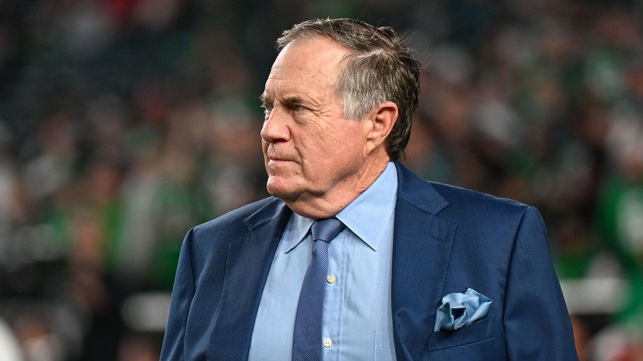 PHILADELPHIA, PA - SEPTEMBER 16: Coaching legend Bill Belichick before the game between the Philadelphia Eagles and the Atlanta Falcons on September 16th, 2024 at Lincoln Financial Field in Philadelphia, PA.