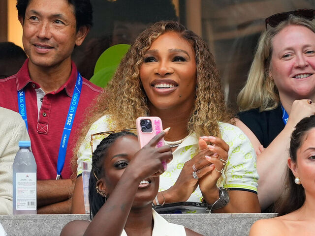 NEW YORK, NEW YORK - SEPTEMBER 01: Serena Williams attends day 7 of the 2024 US Open Tennis Championships on September 1, 2024 in Flushing, New York City.