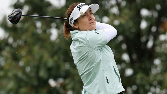 PAJU, SOUTH KOREA - OCTOBER 18: Hannah Green of Australia hits her tee shot on the 6th hole during the second round of the BMW Ladies Championship 2024 at Seowon Hills Country Club on October 18, 2024 in Paju, South Korea.