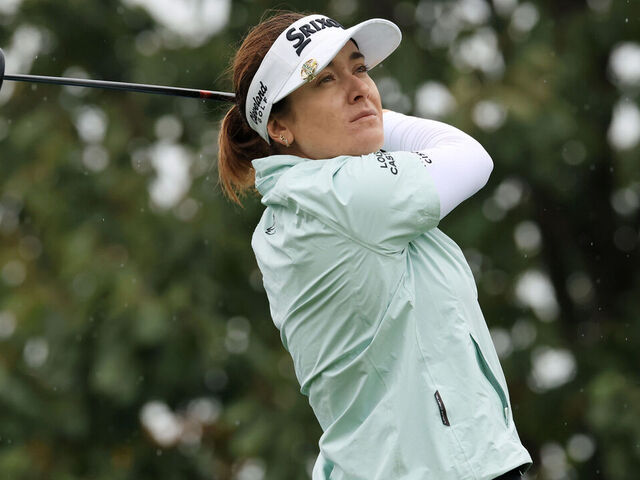 PAJU, SOUTH KOREA - OCTOBER 18: Hannah Green of Australia hits her tee shot on the 6th hole during the second round of the BMW Ladies Championship 2024 at Seowon Hills Country Club on October 18, 2024 in Paju, South Korea.