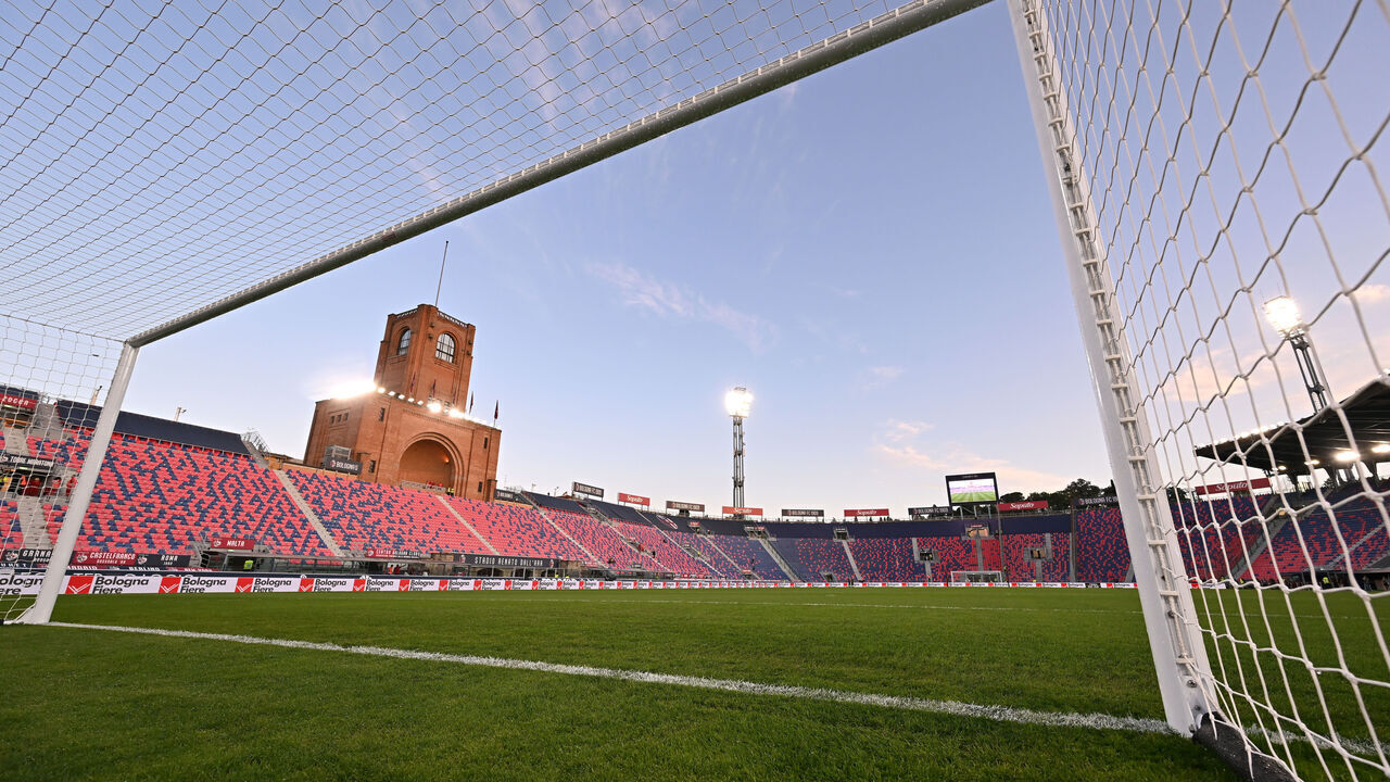 BOLOGNA, ITALY - SEPTEMBER 28: A general view inside the stadium prior to the Serie A match between Bologna and Atalanta at Stadio Renato Dall'Ara on September 28, 2024 in Bologna, Italy.