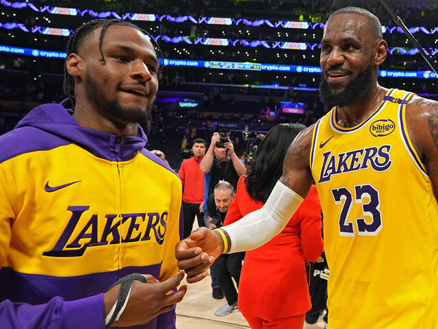 Report: Bronny to split time with Lakers, G League after road trip | theScore.com