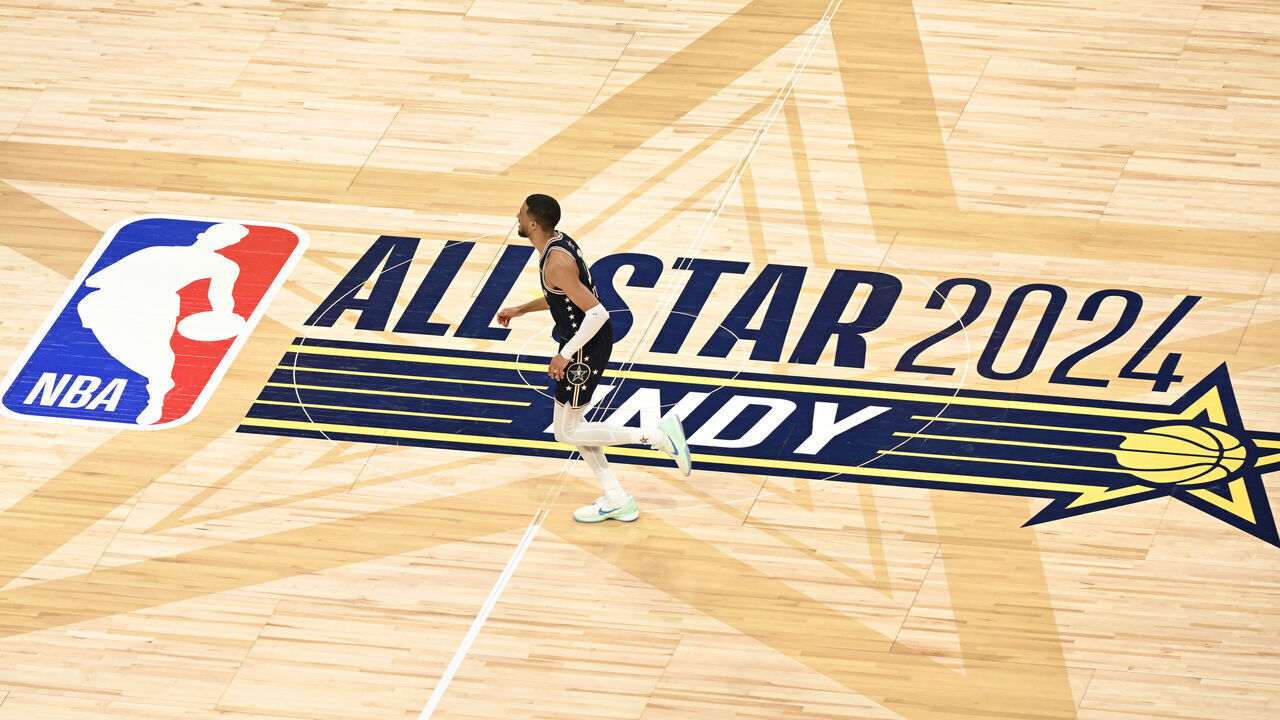INDIANAPOLIS, IN - FEBRUARY 18: Tyrese Haliburton #0 of the Eastern Conference dribbles the ball during the game during the NBA All-Star Game as part of NBA All-Star Weekend on Sunday, February 18, 2024 at Gainbridge Fieldhouse in Indianapolis, Indiana. NOTE TO USER: User expressly acknowledges and agrees that, by downloading and/or using this Photograph, user is consenting to the terms and conditions of the Getty Images License Agreement. Mandatory Copyright Notice: Copyright 2024 NBAE