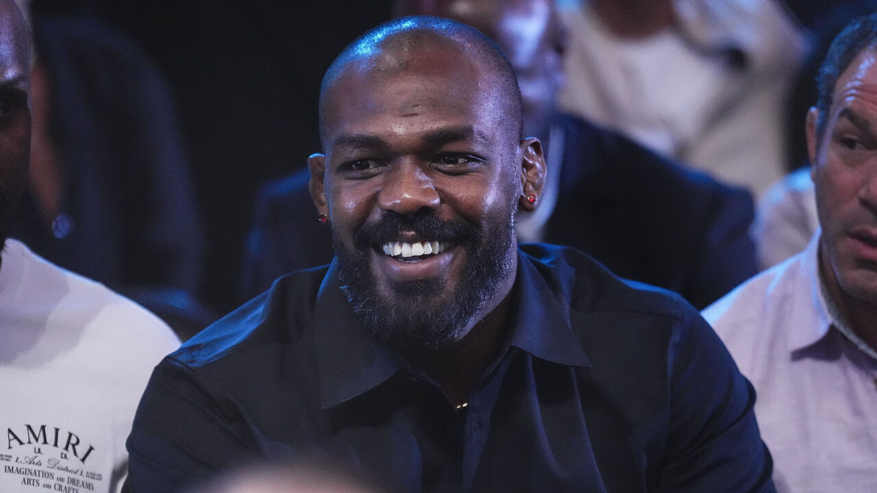LAS VEGAS, NEVADA - SEPTEMBER 14: Jon Jones is seen in attendance during the UFC 306 at Riyadh Season Noche UFC event at Sphere on September 14, 2024 in Las Vegas, Nevada.