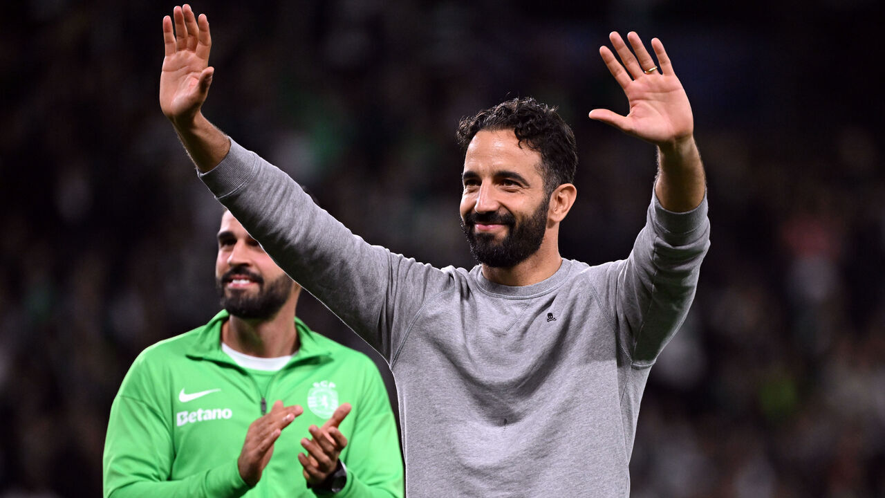 Sporting Lisbon manager Ruben Amorim after the final whistle of the UEFA Champions League, league stage match at the Estadio Jose Alvalade, in Lisbon, Portugal. Picture date: Tuesday November 5, 2024.