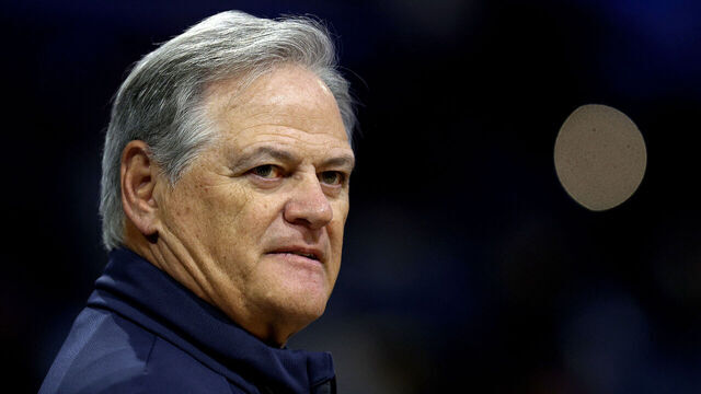 NEW ORLEANS, LOUISIANA - NOVEMBER 18: Executive Vice President/General Manager Mickey Loomis of the New Orleans Saints looks on prior to the start of an NBA game between the New Orleans Pelicans and the Boston Celtics at Smoothie King Center on November 18, 2022 in New Orleans, Louisiana.