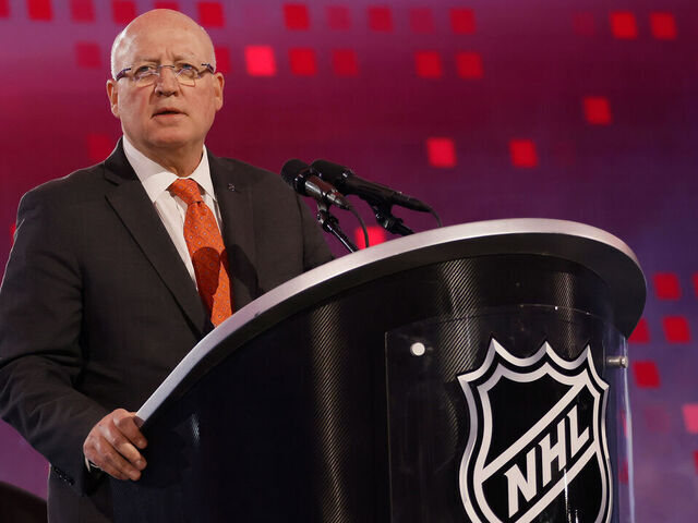 LAS VEGAS, NEVADA - JUNE 29: Bill Daly attends the NHL Draft at Sphere on June 29, 2024 in Las Vegas, Nevada.