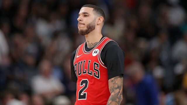 MEMPHIS, TENNESSEE - OCTOBER 28: Lonzo Ball #2 of the Chicago Bulls looks on during the game against the Memphis Grizzlies at FedExForum on October 28, 2024 in Memphis, Tennessee.