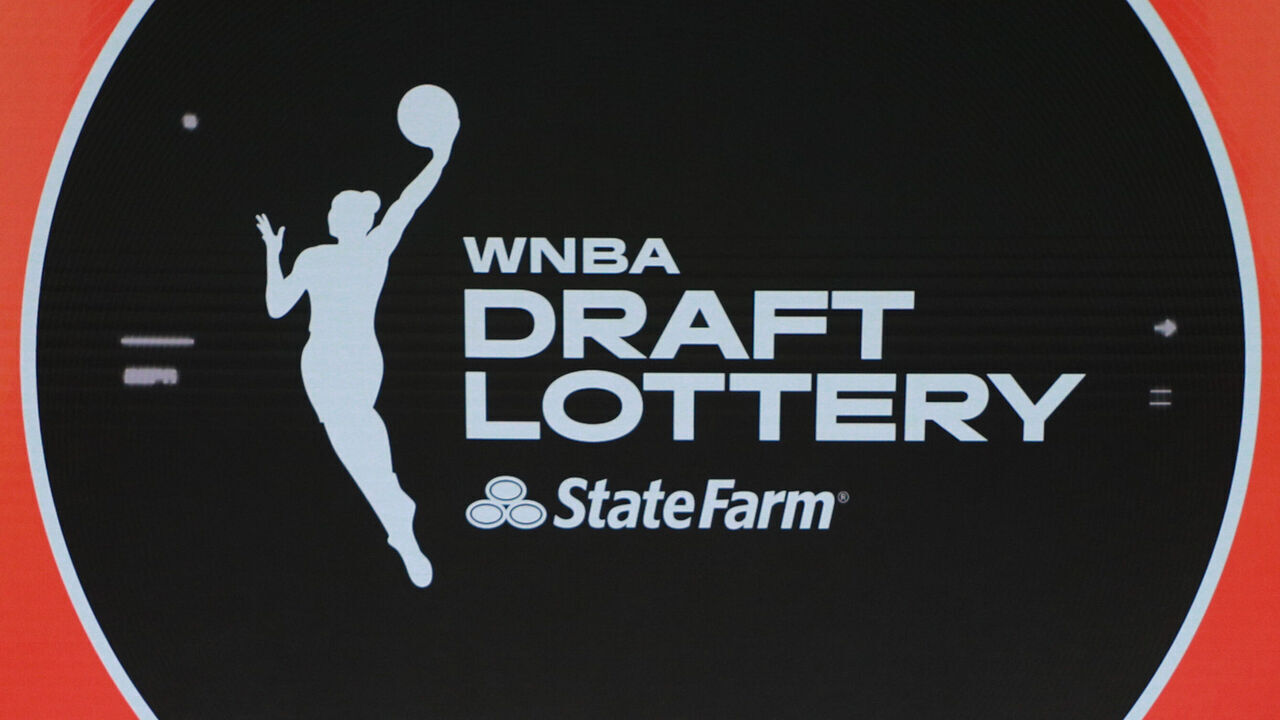 BRISTOL, CT - DECEMBER 10: Aliyah Boston representing the Indiana Fever, Mat and Jaime Ishbia of the Phoenix Merciury, Curt Miller of the Los Angeles Sparks and Noelle Quinn of the Seattle Storm during the 2024 WNBA Draft Lottery presented by State Farm on December 10, 2023 at ESPN in Bristol, Connecticut. NOTE TO USER: User expressly acknowledges and agrees that, by downloading and/or using this Photograph, user is consenting to the terms and conditions of the Getty Images License Agreement. Mandatory Copyright Notice: Copyright 2023NBAE