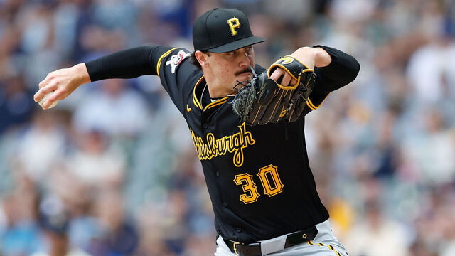 MILWAUKEE, WISCONSIN - JULY 11: Paul Skenes #30 of the Pittsburgh Pirates throws a pitch during the game against the Milwaukee Brewers at American Family Field on July 11, 2024 in Milwaukee, Wisconsin.