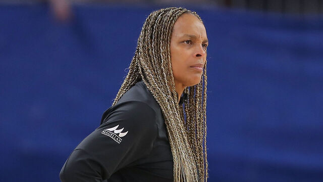 CHICAGO, IL - JULY 13: Chicago Sky head coach Teresa Weatherspoon during the second half against the New York Liberty on July 13, 2024 at Wintrust Arena in Chicago, Illinois.
