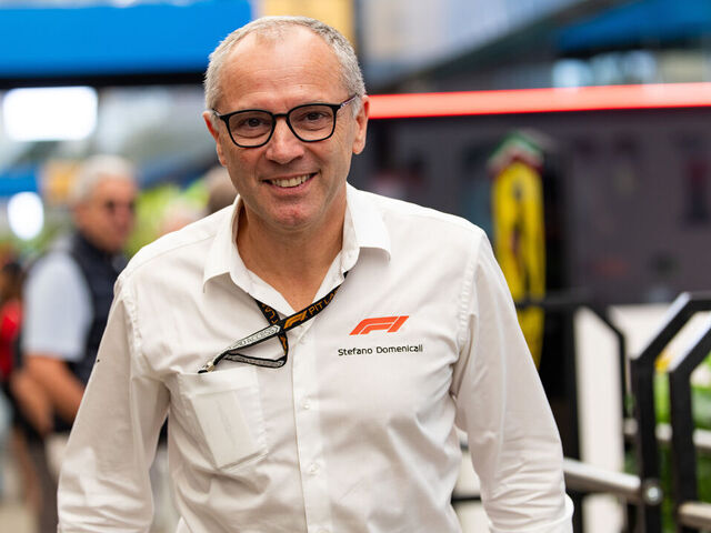 SAO PAULO, BRAZIL - NOVEMBER 1: Stefano Domenicali, CEO, Formula One Group walks in the paddock during practice/sprint qualifying ahead of the F1 Grand Prix of Brazil at Autodromo Jose Carlos Pace on November 1, 2024 in Sao Paulo, Brazil.