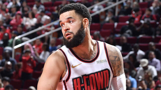 HOUSTON, TX -NOVEMBER 23: Fred VanVleet #5 of the Houston Rockets handles the ball during the game against the Portland Trail Blazers on November 23, 2024 at the Toyota Center in Houston, Texas. Mandatory Copyright Notice: Copyright 2024 NBAE