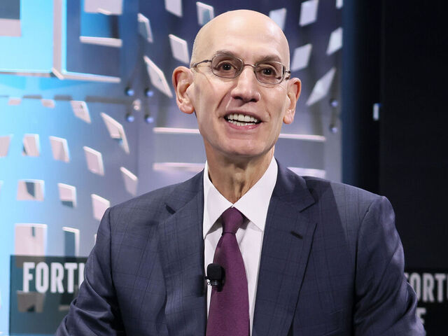 NEW YORK, NEW YORK - NOVEMBER 11: Adam Silver, Commissioner, National Basketball Association speaks onstage during the Growing the Game panel, at the Fortune Global Forum on November 11, 2024 in New York City.