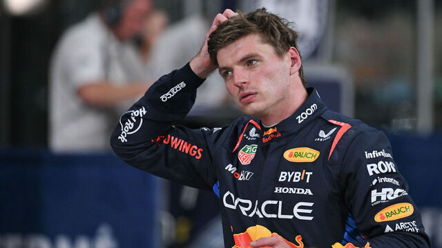 ABU DHABI, UNITED ARAB EMIRATES - DECEMBER 7: Max Verstappen of the Netherlands and Oracle Red Bull Racing in parc feme during qualifying ahead of the F1 Grand Prix of Abu Dhabi at Yas Marina Circuit on December 7, 2024 in Abu Dhabi, United Arab Emirates.