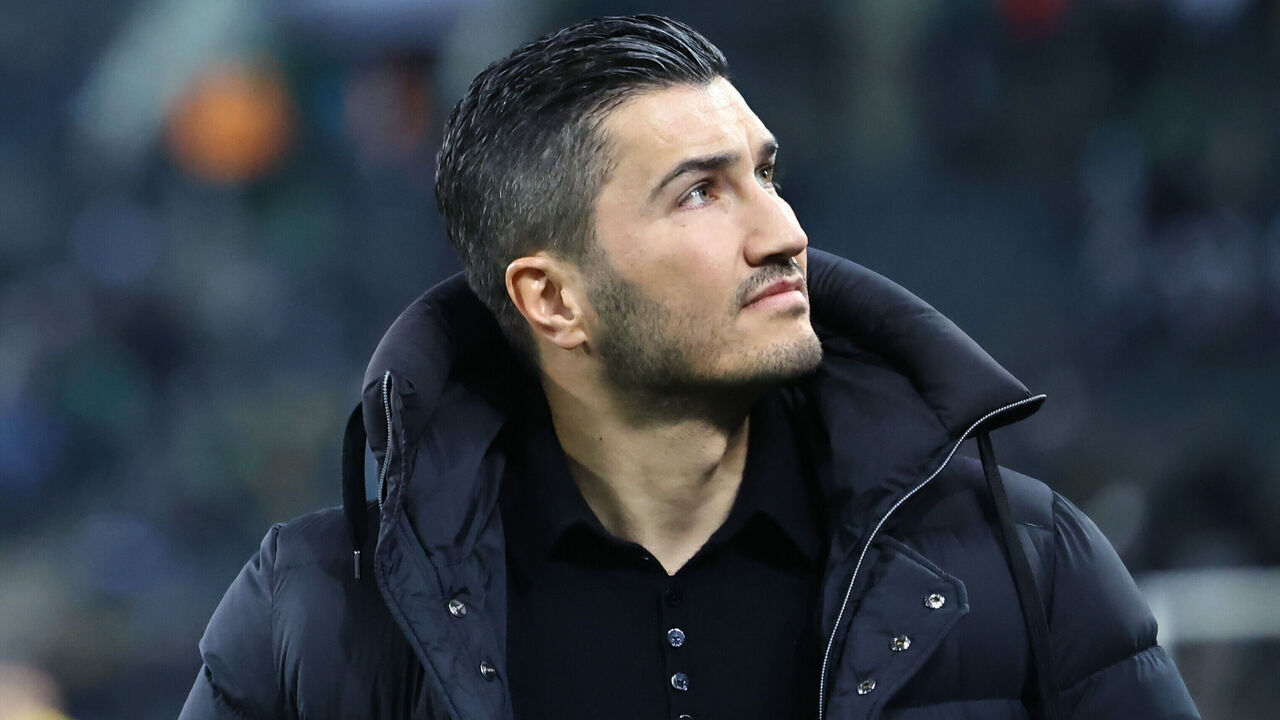 MOENCHENGLADBACH, GERMANY - DECEMBER 07: Head coach Nuri Sahin of Dortmund is seen prior to he Bundesliga match between Borussia Mönchengladbach and Borussia Dortmund at Borussia-Park on December 07, 2024 in Moenchengladbach, Germany.