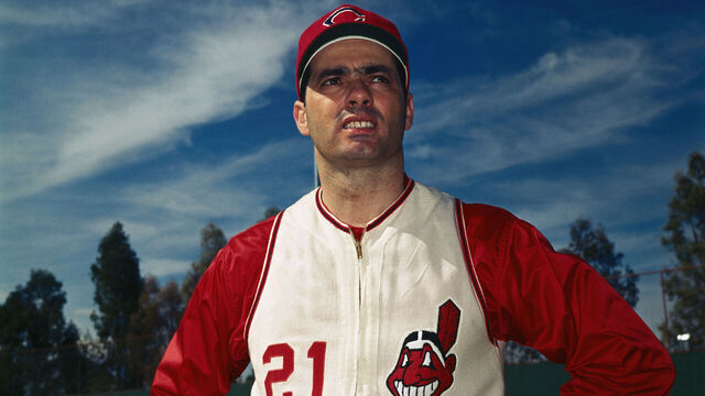 (Original Caption) Rocky Colavito, Cleveland Indians outfielder, during spring training.