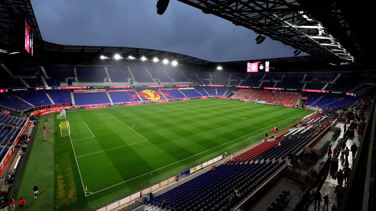 HARRISON, NEW JERSEY - SEPTEMBER 28: A general view of Red Bull Arena on September 28, 2024 in Harrison, New Jersey.