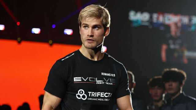DENVER, COLORADO - MAY 5: Sage Northcutt walks out during ONE Championship Fight Night 10 on May 05, 2023, at the 1st Bank Center in Denver, Colorado.