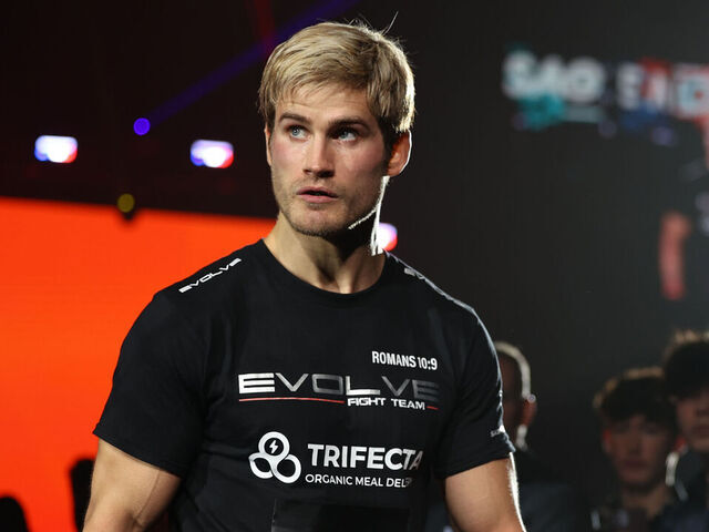 DENVER, COLORADO - MAY 5: Sage Northcutt walks out during ONE Championship Fight Night 10 on May 05, 2023, at the 1st Bank Center in Denver, Colorado.
