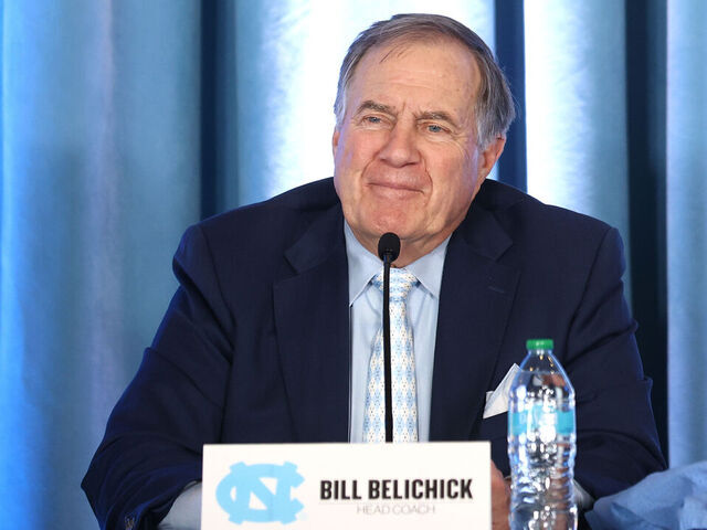 CHAPEL HILL, NORTH CAROLINA - DECEMBER 12: Head Coach Bill Belichick of the North Carolina Tar Heels speaks to the media during a press conference on December 12, 2024 in Chapel Hill, North Carolina.
