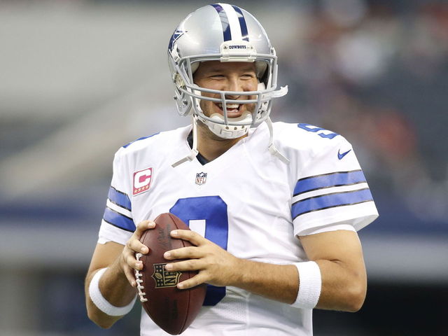 VIDEO: Tony Romo's interview with David Feherty features a football to the groin